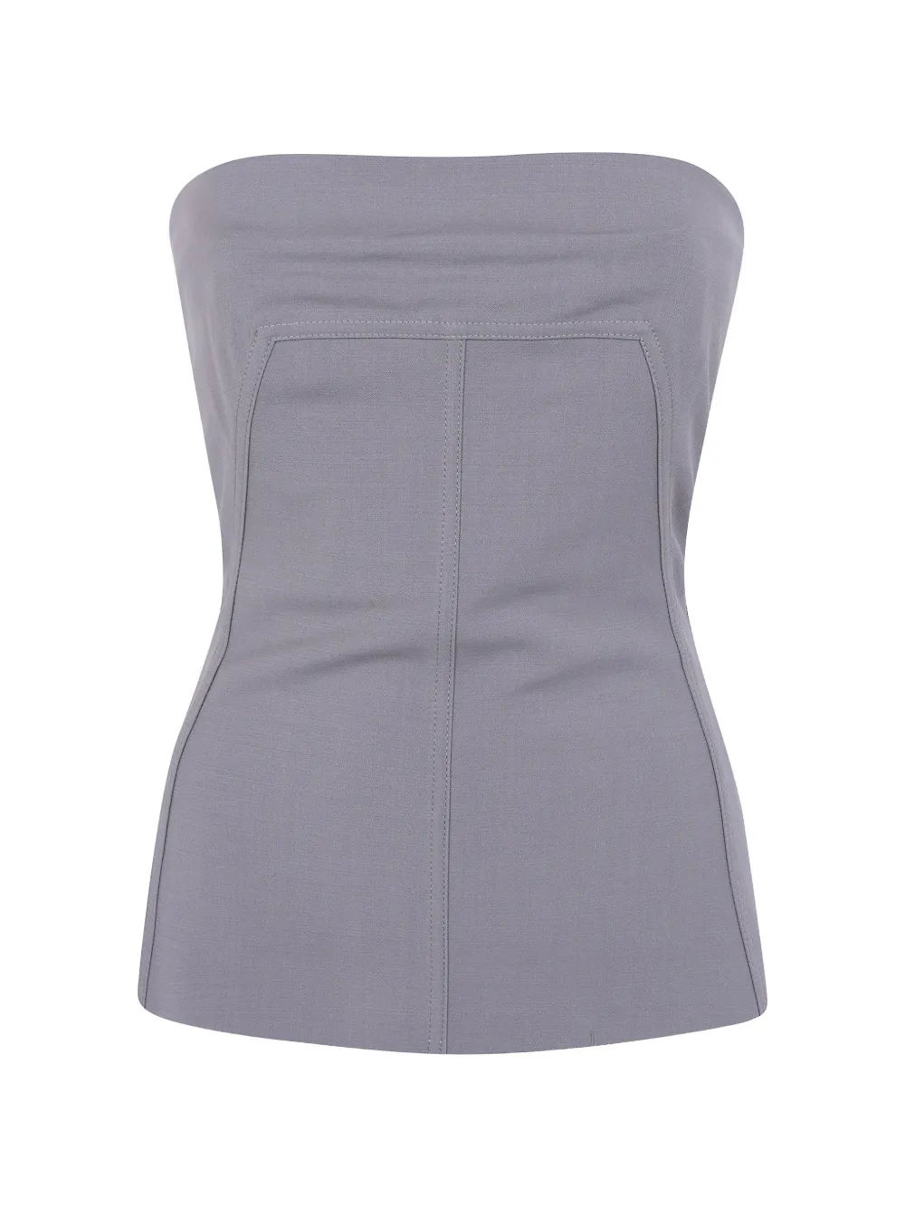 Rick Owens Bustier strapless panelled top - Grigio