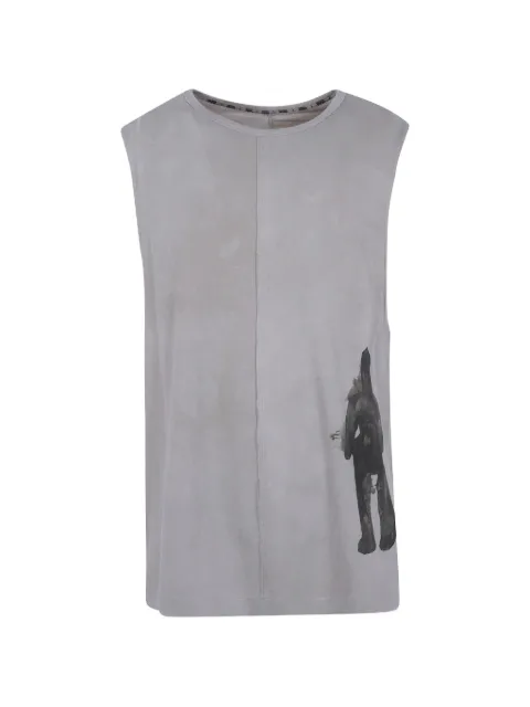 Ziggy Chen graphic-print sleeveless T-shirt