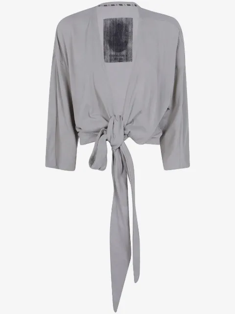 Ziggy Chen tie-front top