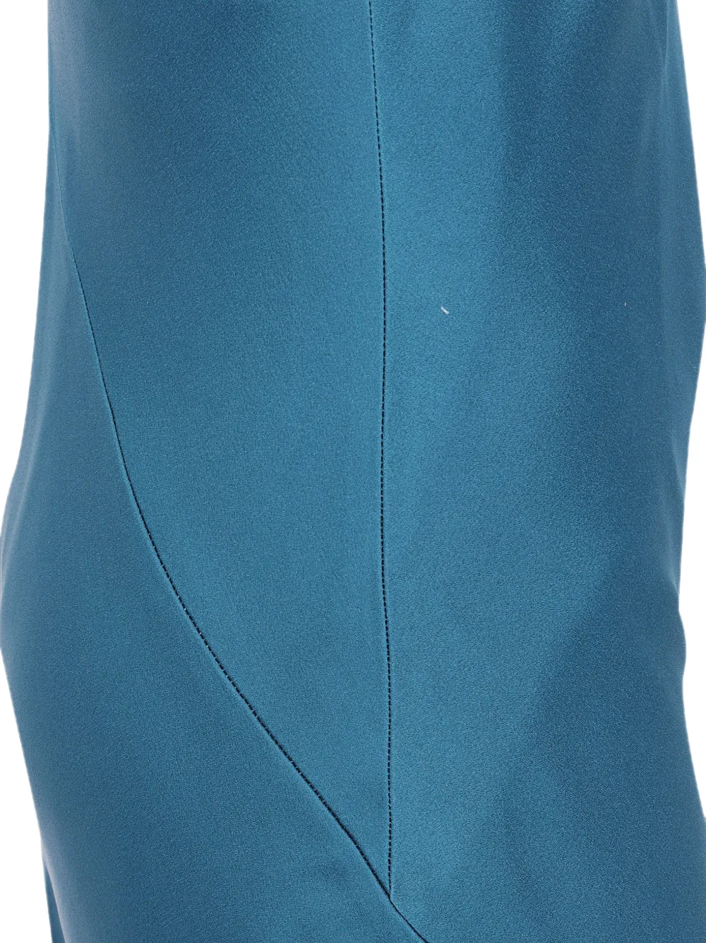Max Mara Satijnen crêpe maxi-jurk Groen