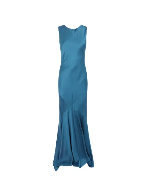 Max Mara satin-crêpe maxi dress