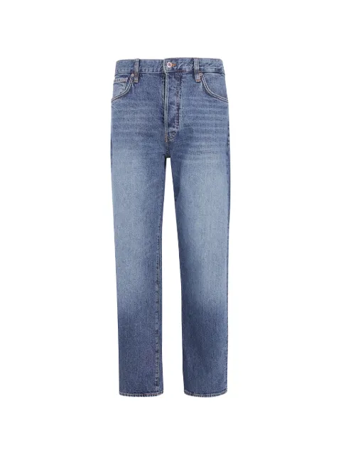 Emporio Armani logo-plaque wide-leg jeans