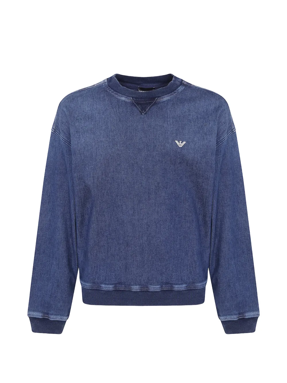 Emporio Armani denim sweatshirt - Blu