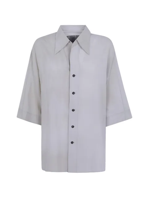 Ziggy Chen camisa con cuello de pico