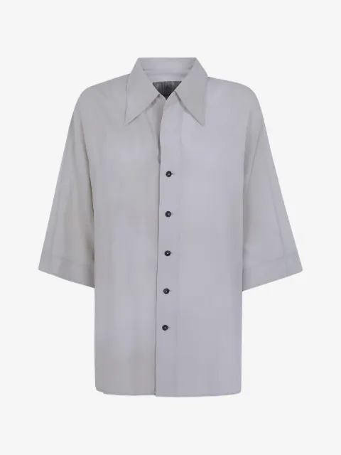 Ziggy Chen camisa con cuello de pico