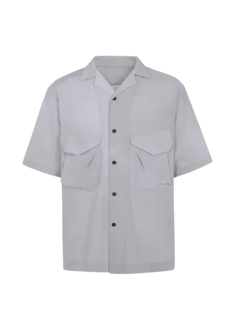 Ziggy Chen short-sleeve flap-pocket shirt