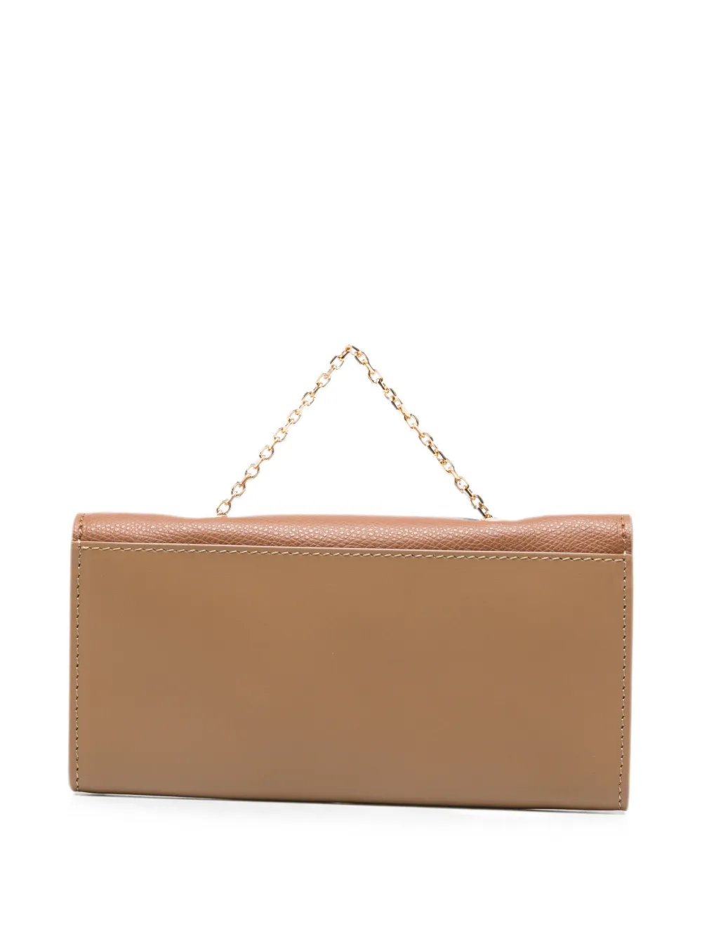 FENDI Diamonds portemonnee met kettingband en logoplakkaat Bruin