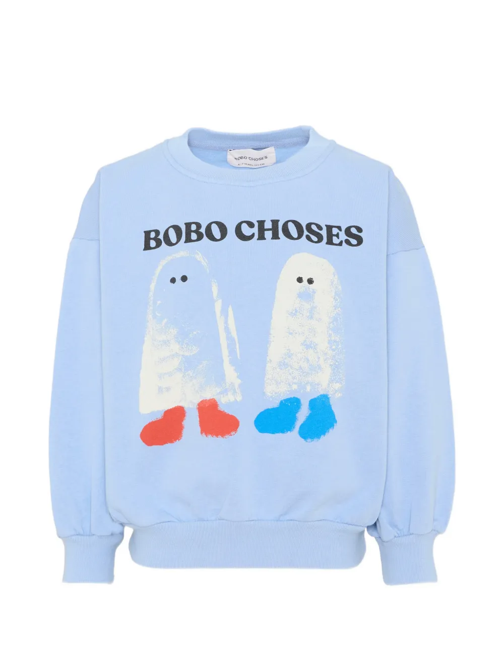 Bobo Choses graphic-print long-sleeve sweater | Blue | Image 1