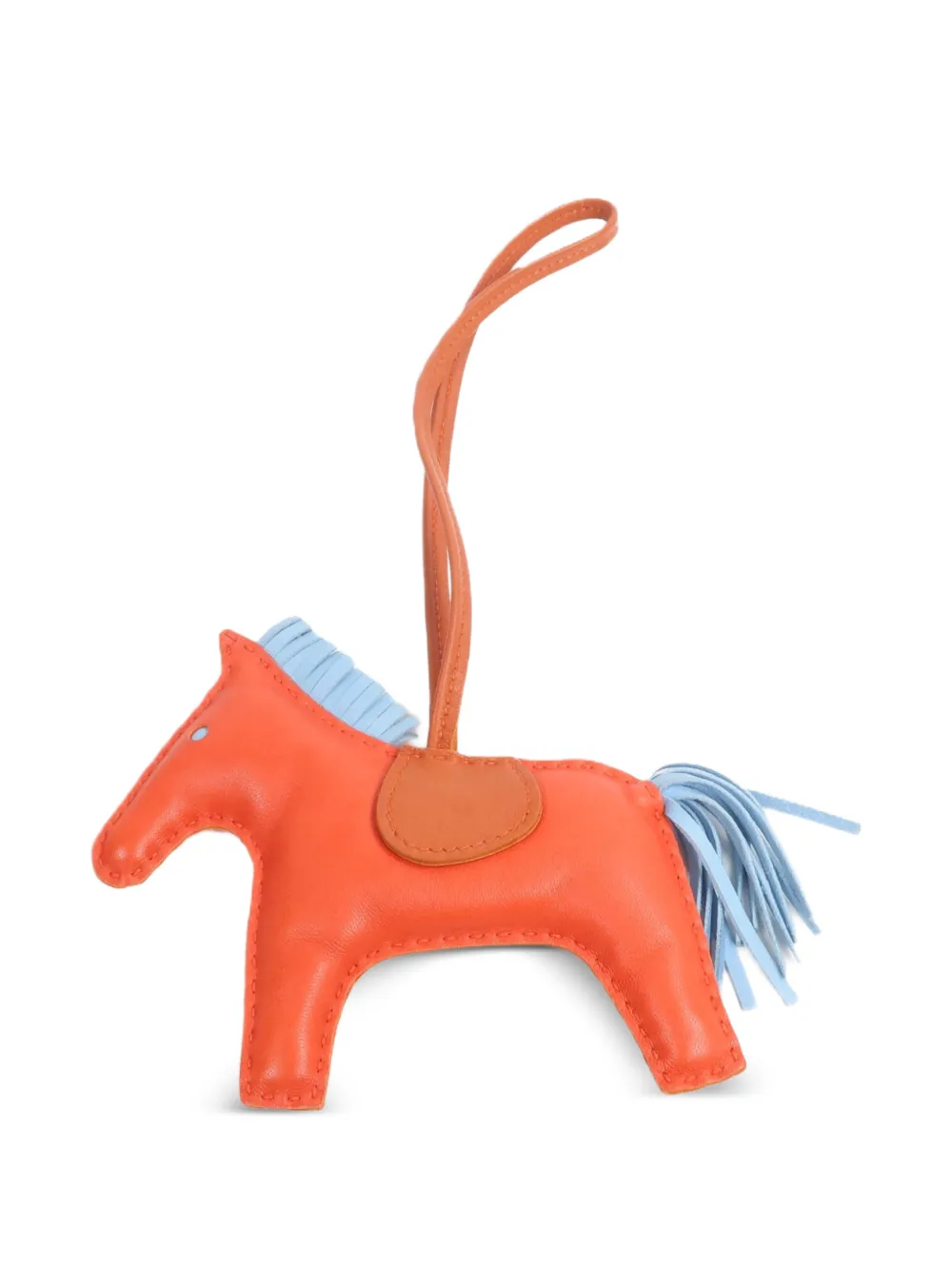 Hermès Pre-Owned Rodeo MM bag charm - Orange