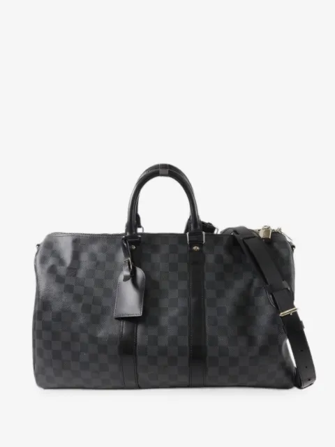 Louis Vuitton Pre-Owned Keepall 45 Bandoulière Damier Graphite handbag