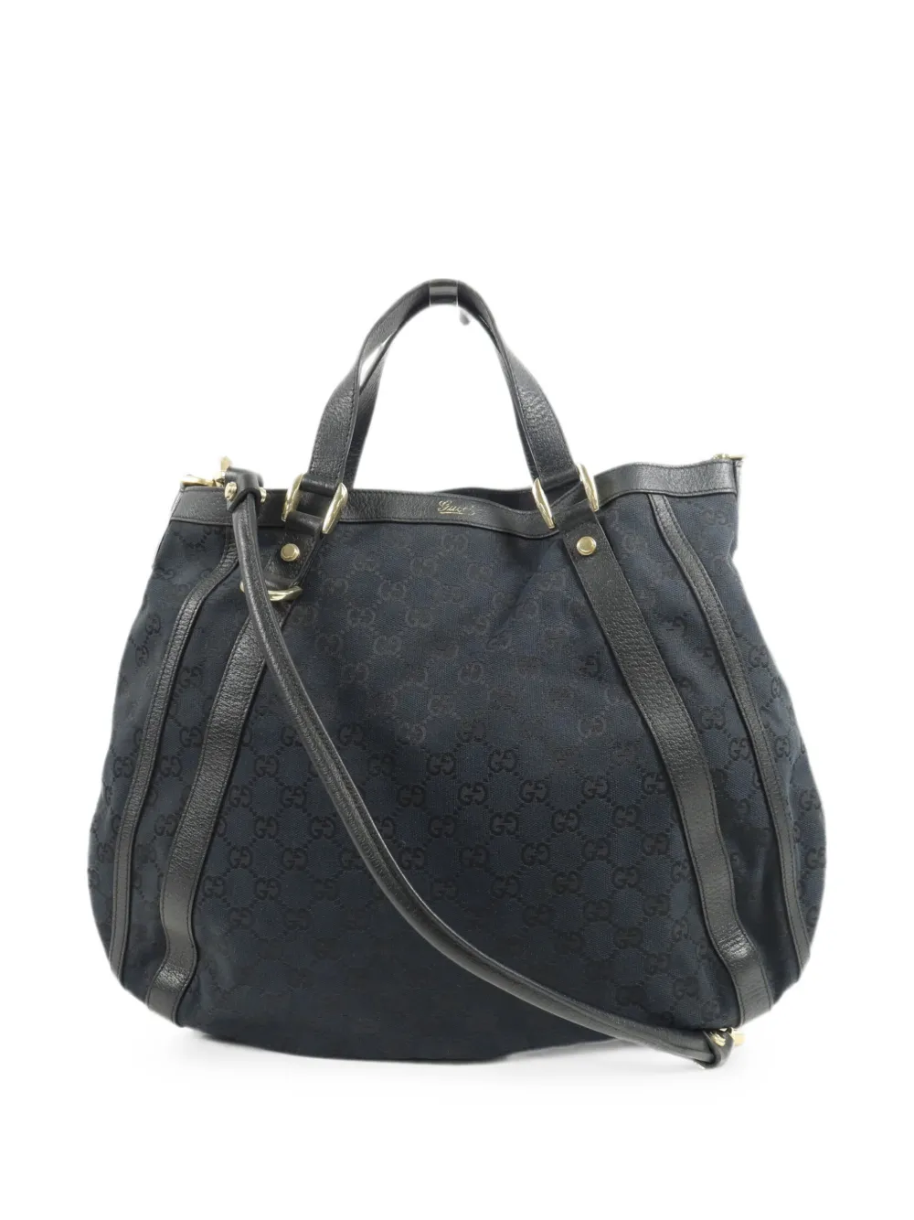 Gucci Pre-Owned GG Canvas shoulder bag - Black