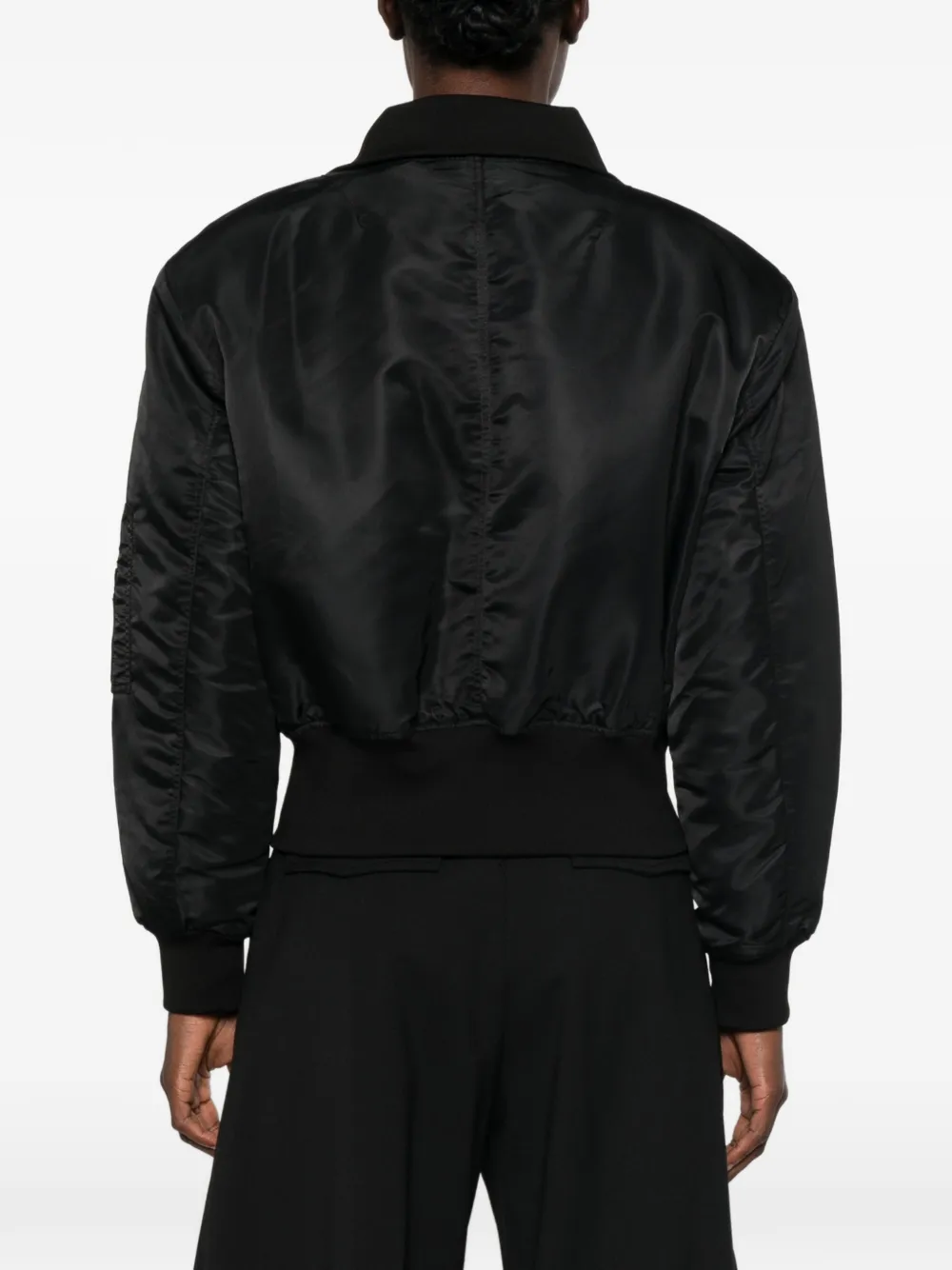 The Frankie Shop Storm bomberjack met rits Zwart