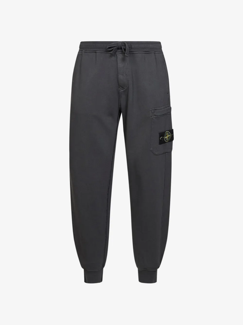 Stone Island 로고 패치 트랙팬츠 | 그레이 | Image 1