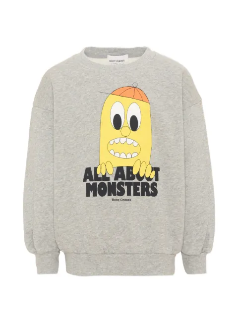Bobo Choses Bigtooth graphic-print cotton sweatshirt