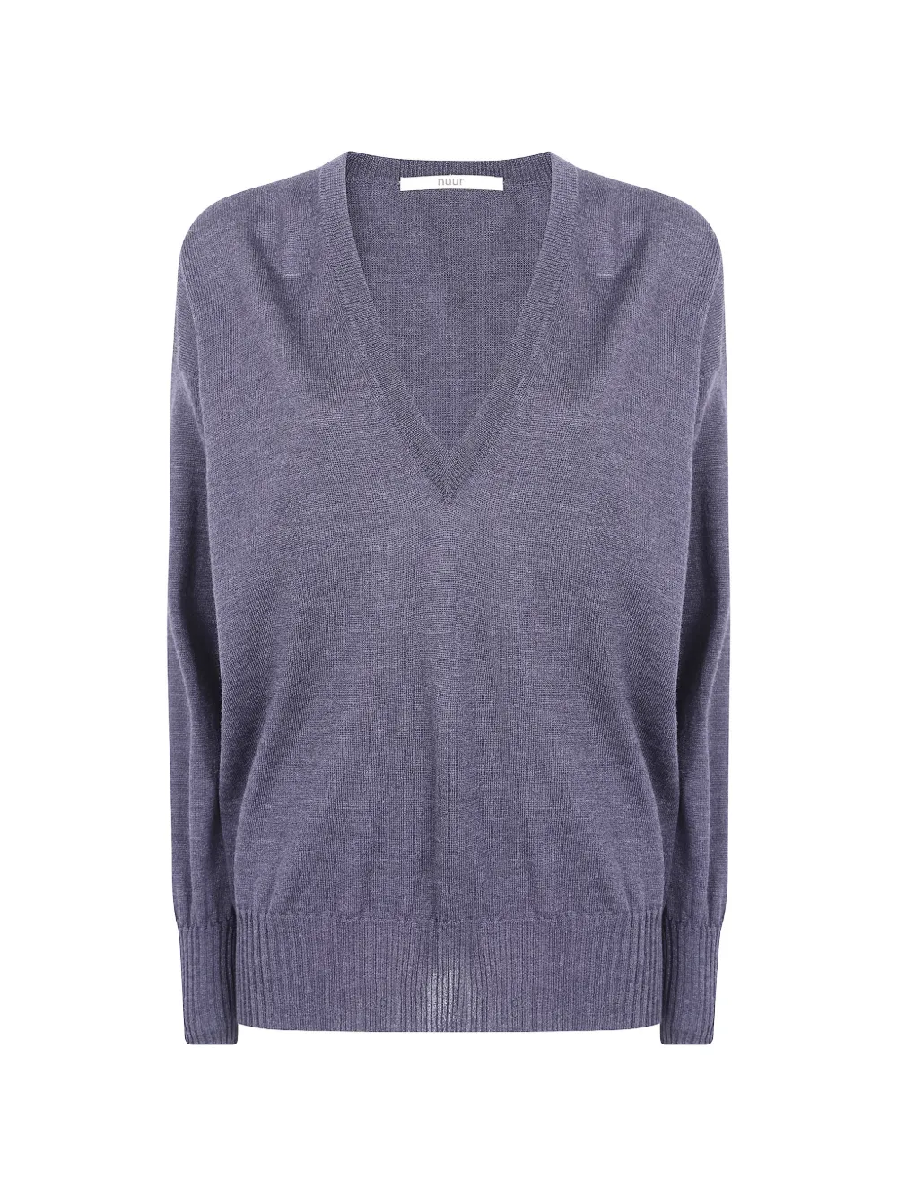Nuur V-neck Sweater In Blue
