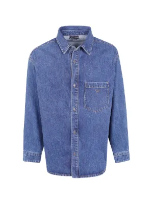 Polo Ralph Lauren Camisa Jeans Com Modelagem Personalizada | Azul