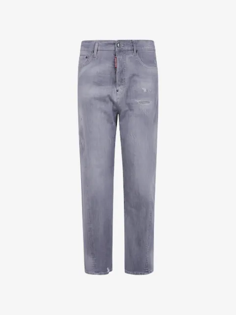 DSQUARED2 distressed wide-leg jeans
