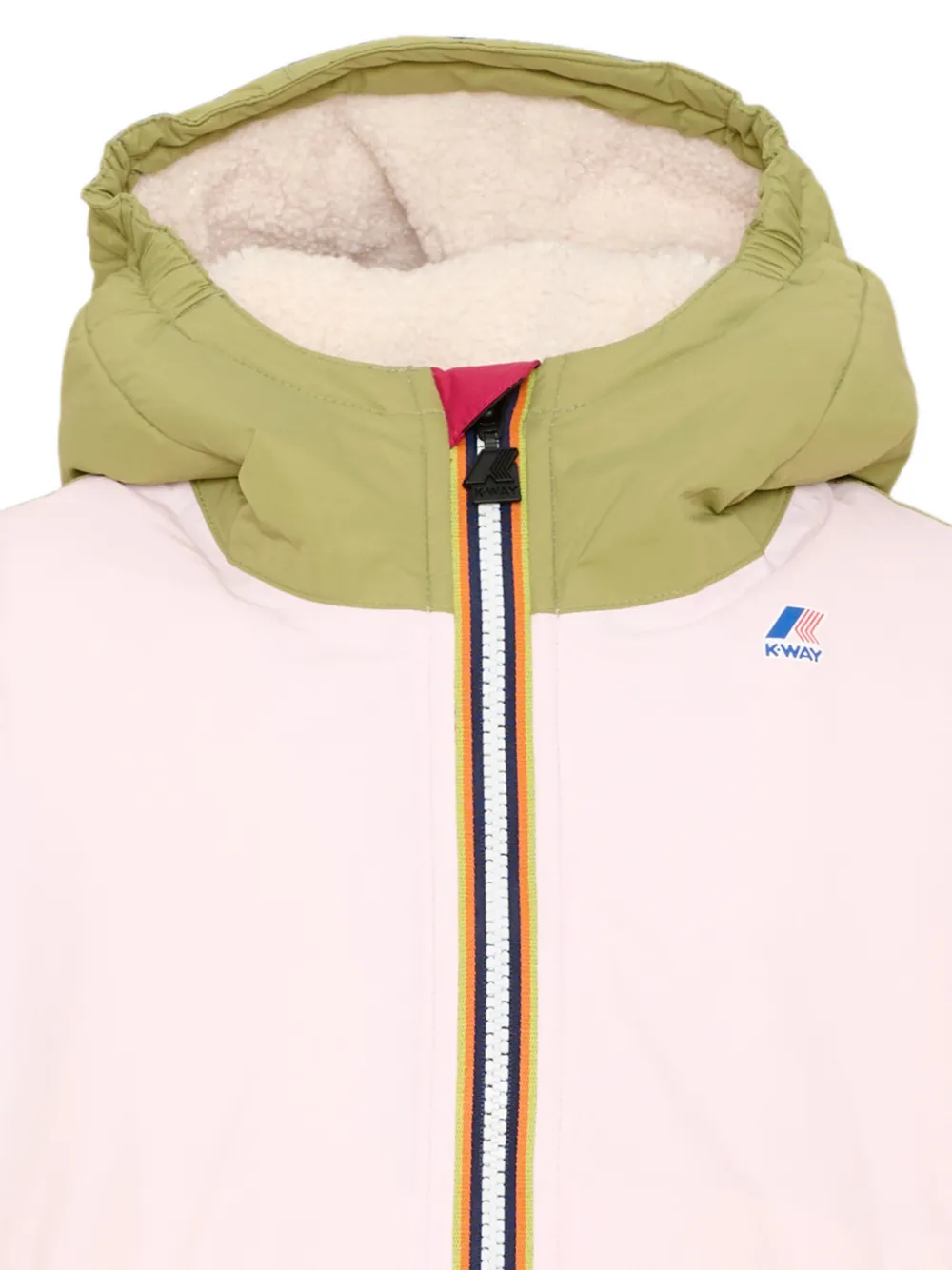 K Way Kids Jack met colourblocking Roze