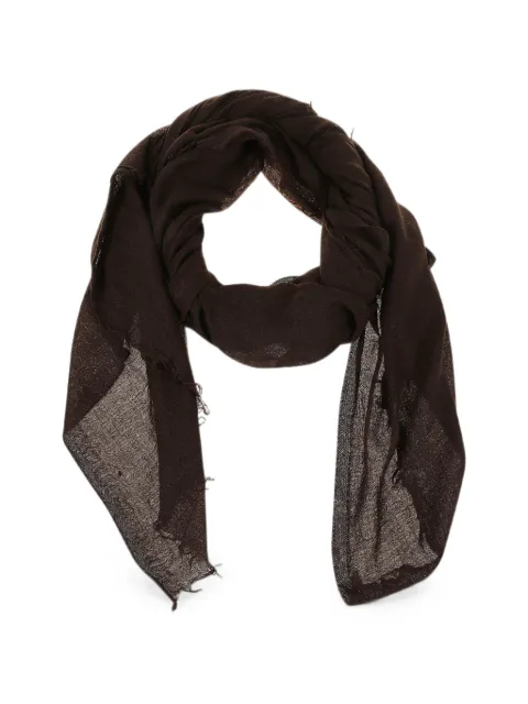 Destin Emily frayed square scarf