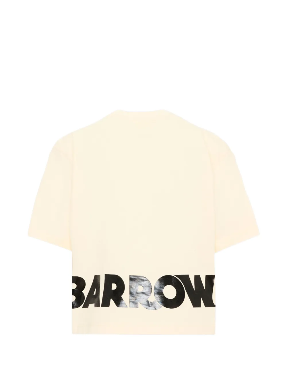 Barrow kids graphic-print logo-print T-shirt Beige