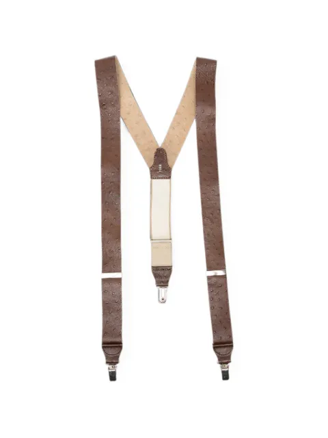 Gianfranco Ferré Pre-Owned 1990s ostrich-effect braces