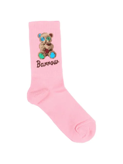 Barrow kids teddy-bear intarsia socks