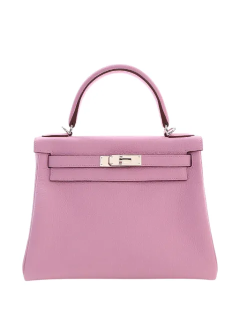 Hermès Pre-Owned bolso satchel Kelly II Retourne 28 de piel Togo 2022