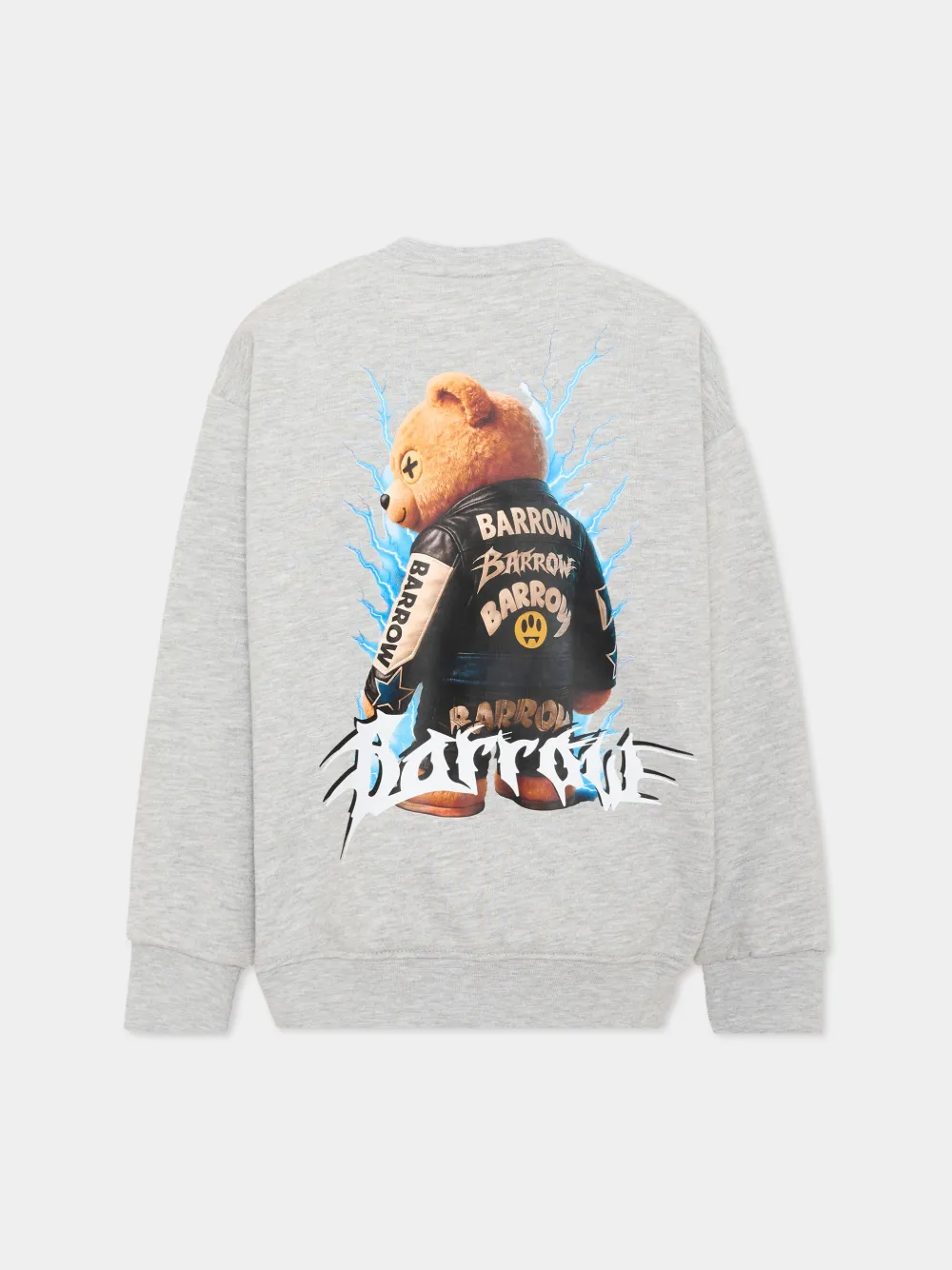 Barrow kids Sweater met grafische print Grijs