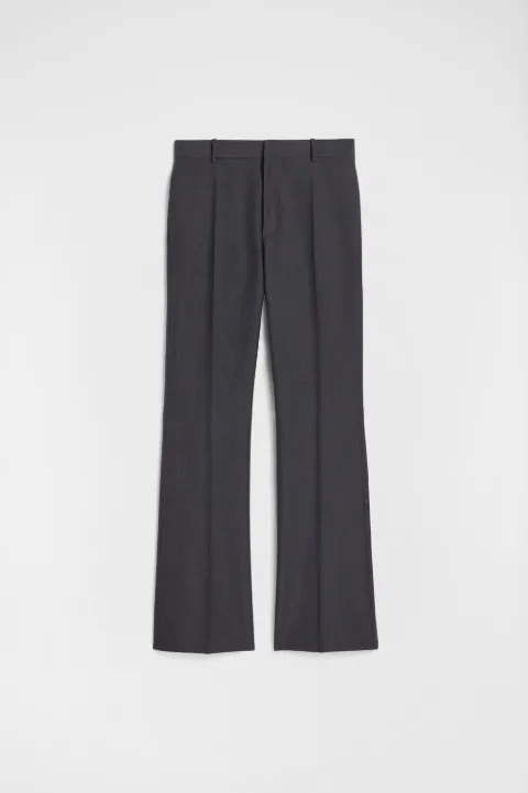 Jil Sander fil-à-fil wool trousers