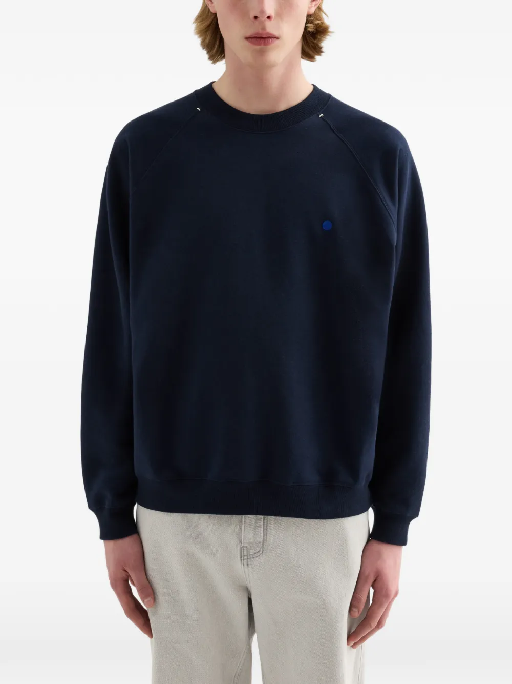 Jil Sander Sweater met ronde hals Blauw