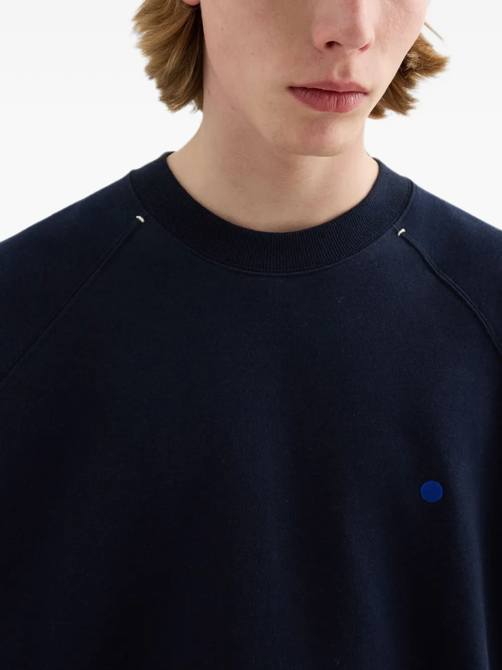 Jil Sander Sweater met ronde hals Blauw
