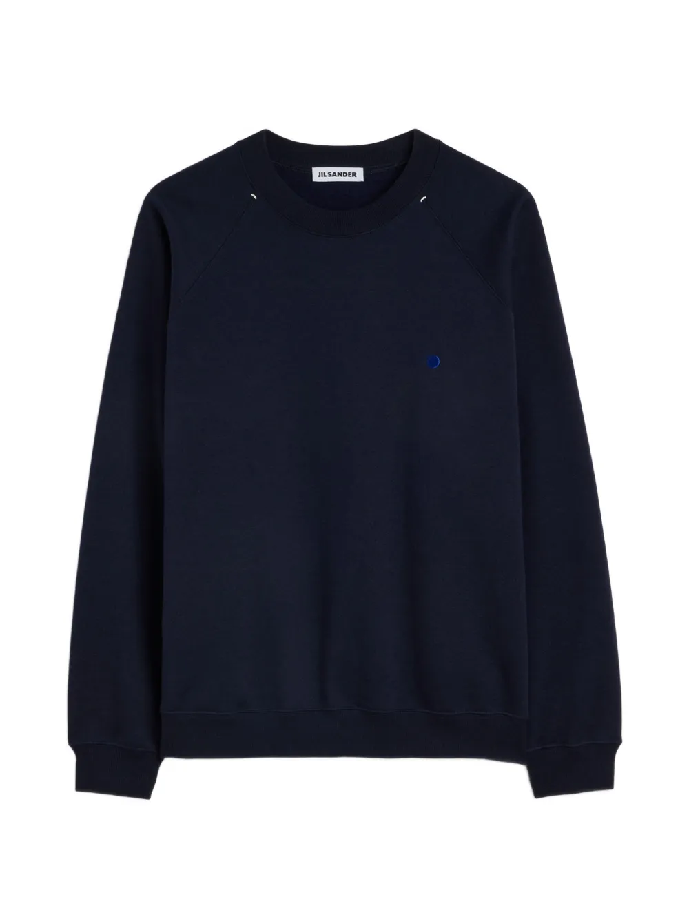 Jil Sander Felpa girocollo in misto cashmere - Blu