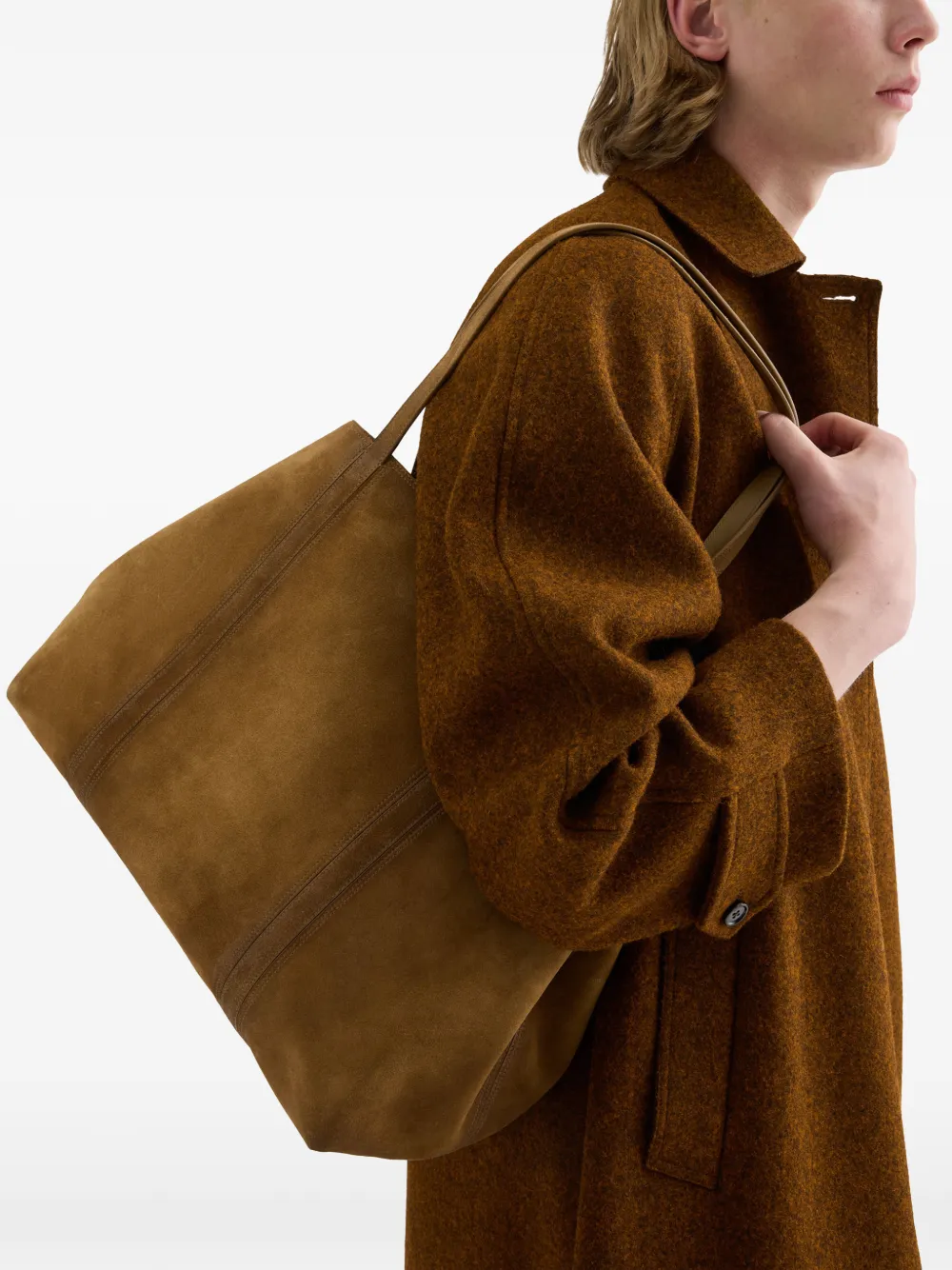 Jil Sander Foro shopper Bruin