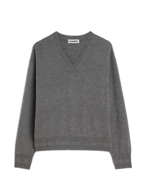 Jil Sander cashmere V-neck sweater