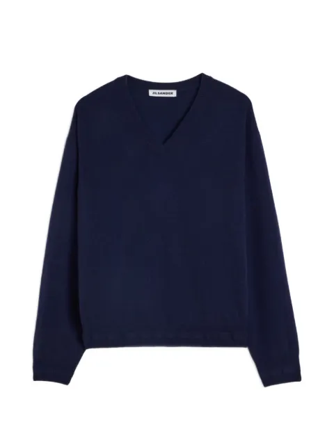 Jil Sander cashmere V-neck sweater