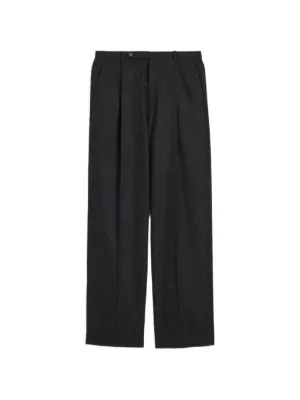 DRIES VAN NOTEN Embroidered Waist Trousers | Black | FARFETCH