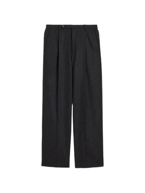 Jil Sander pantalones livianos de franela y lana
