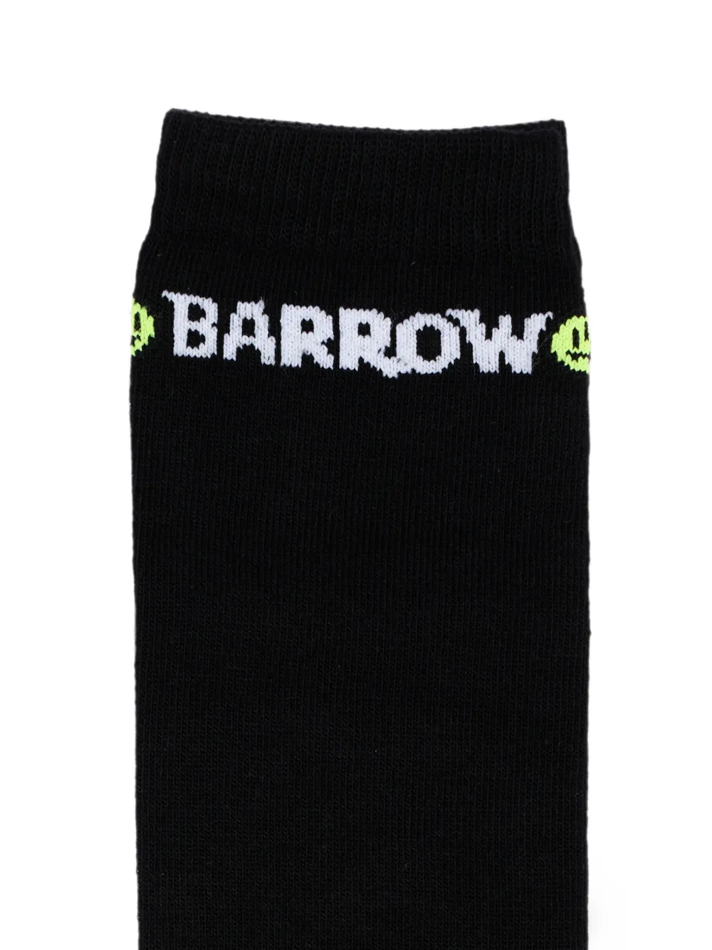 Barrow kids Sokken met intarsia logo Zwart