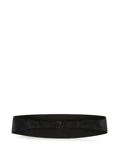 Lardini pleated silk cummerbund