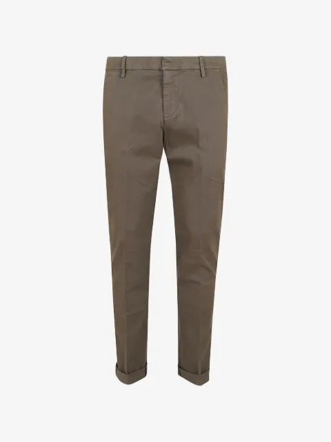 DONDUP straight-leg turn-up trousers