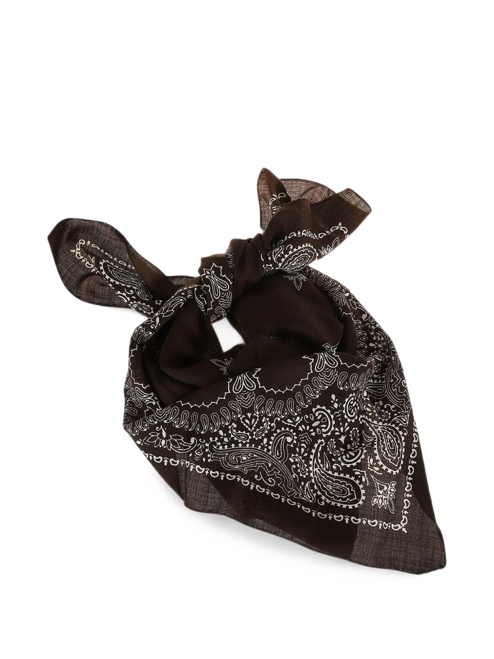 Destin Judy paisley-print scarf - Braun