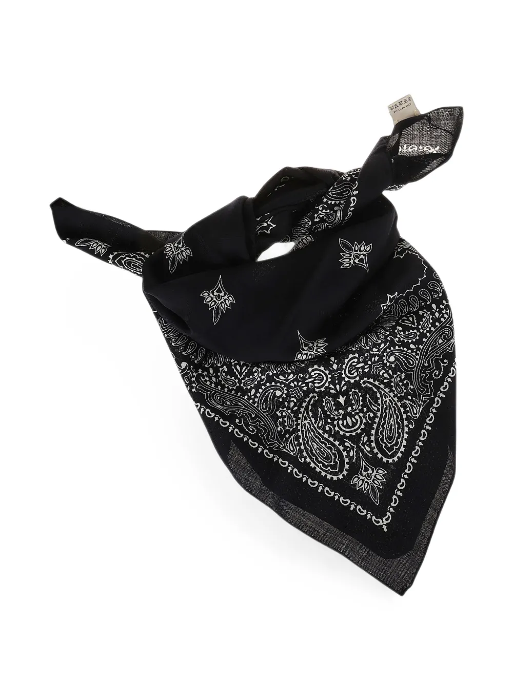 Destin paisley-print square scarf - Blau