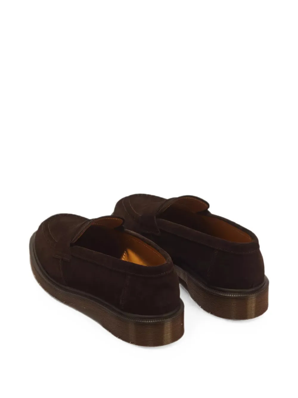 Dr Martens Delapre suede penny loafers Bruin