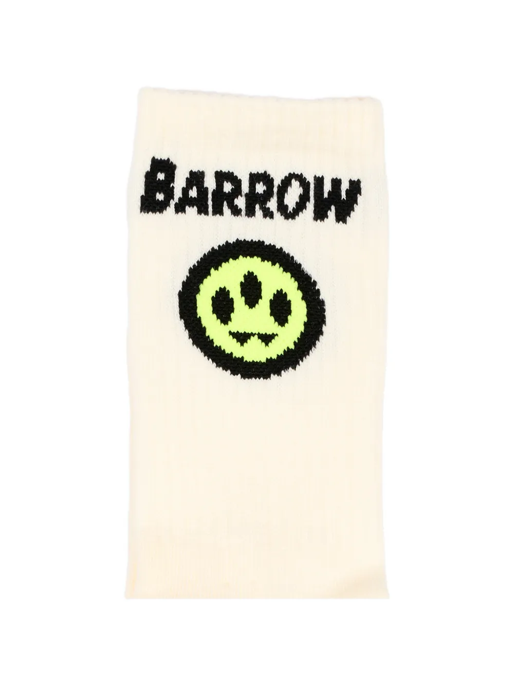 Barrow kids Smiley logo-intarsia socks - Toni neutri