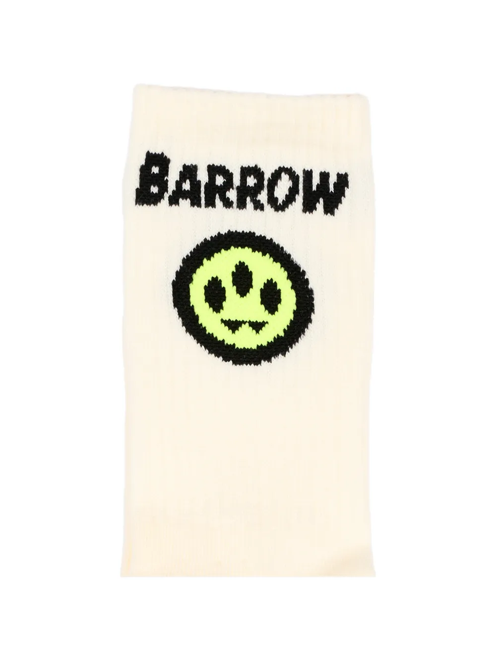 Barrow kids Smiley logo-intarsia socks - Toni neutri