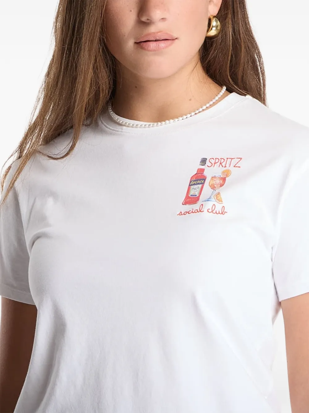 MC2 Saint Barth T-shirt met print Wit