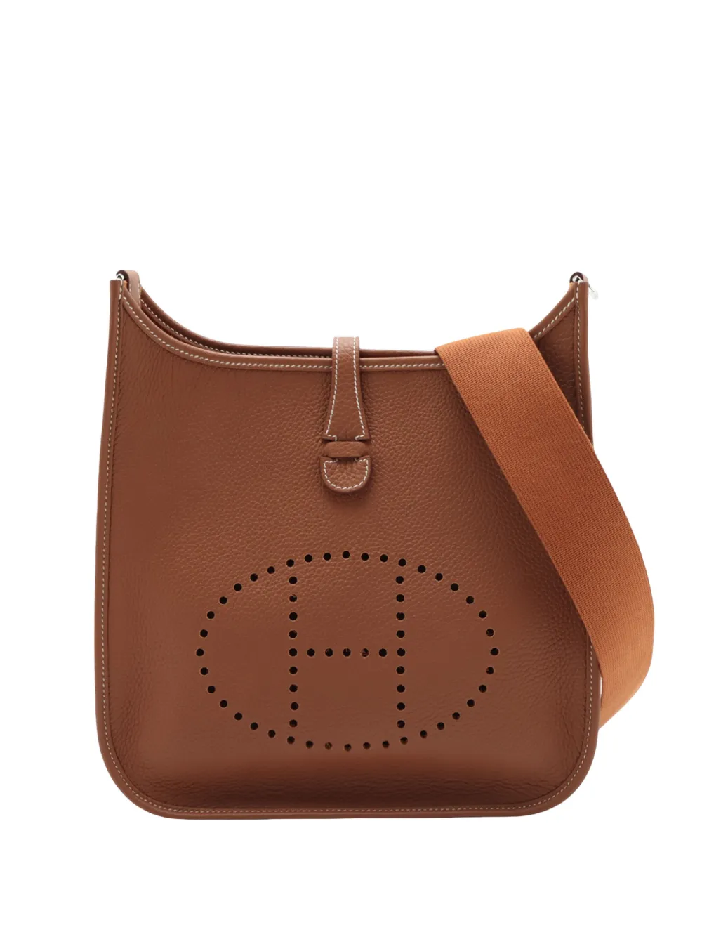 Hermès Pre-Owned 2024 Clemence Evelyne III PM crossbody bag - Brown