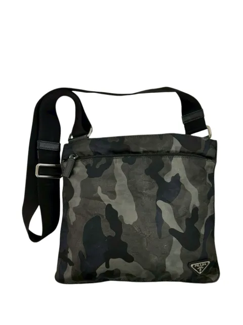 Prada Pre-Owned 2013-2026 Tessuto Camouflage Zip Top crossbody bag