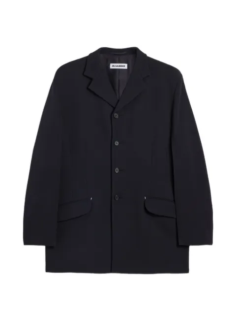 Jil Sander technical crêpe deconstructed jacket
