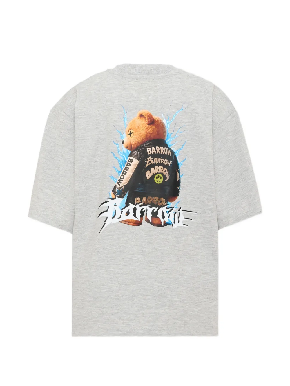 Barrow kids Katoenen T-shirt met logoprint Grijs